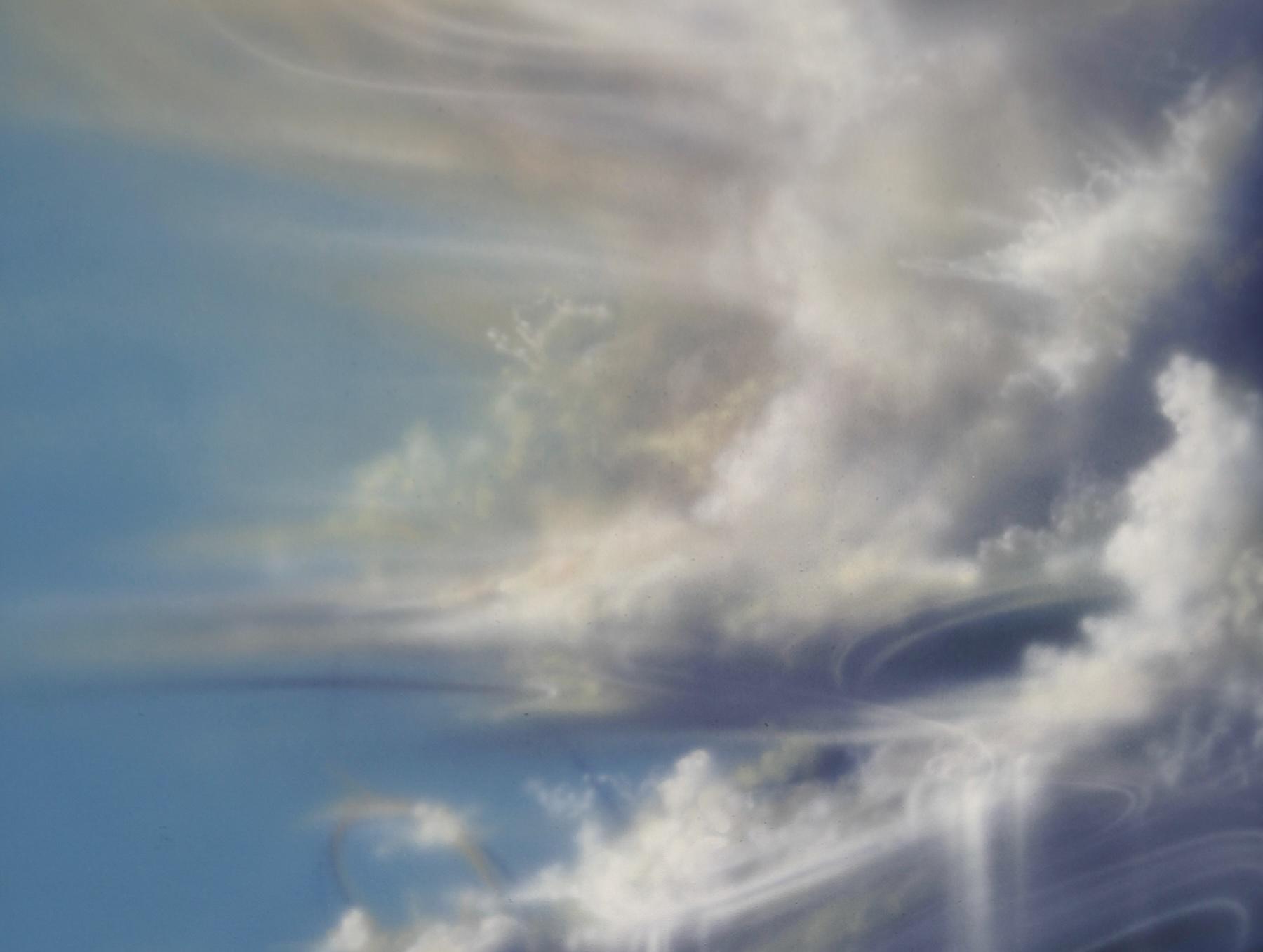 airbrush painting of clouds by Robin Speth