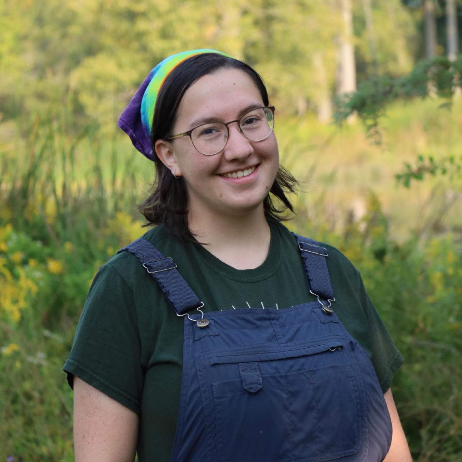 Eve Zikmund Fisher outside smiling