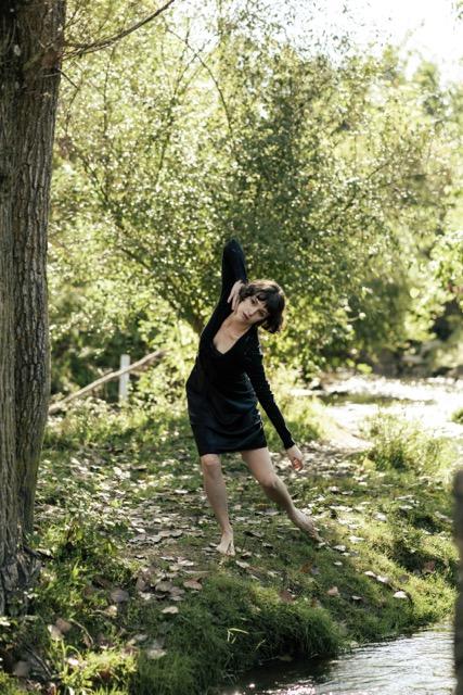 Kaitlyn Wilson dancing outside