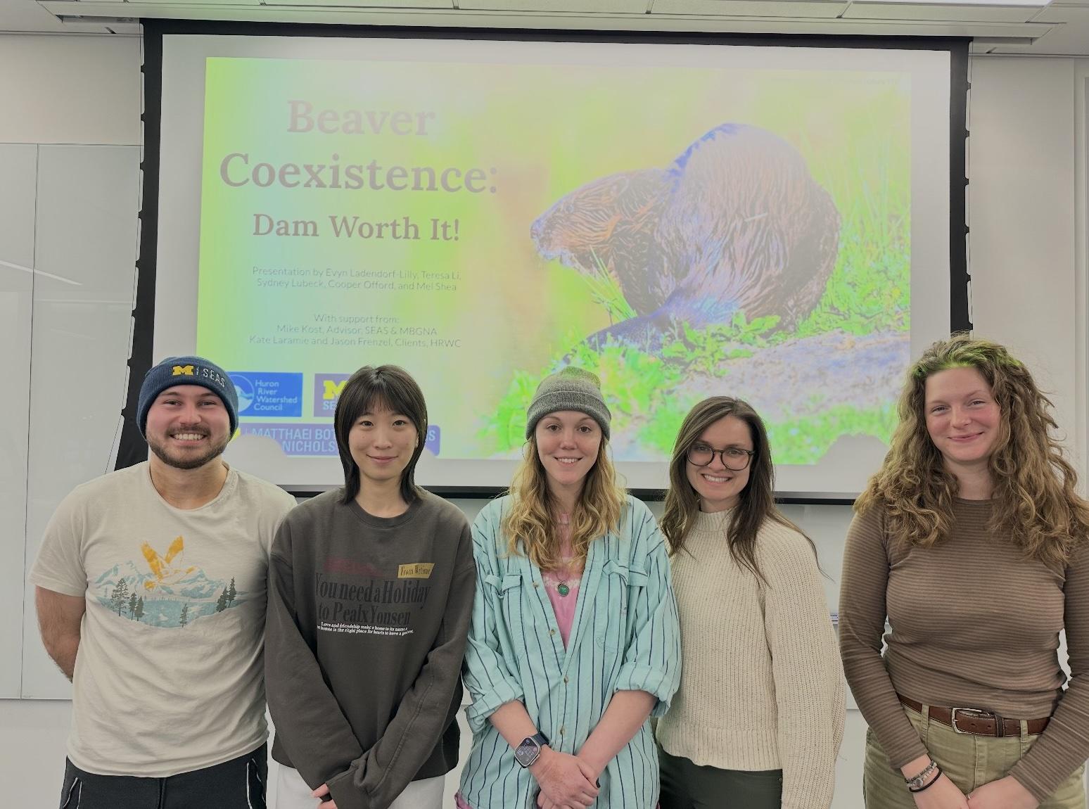 Indoor photo of Beaver Coexistence group