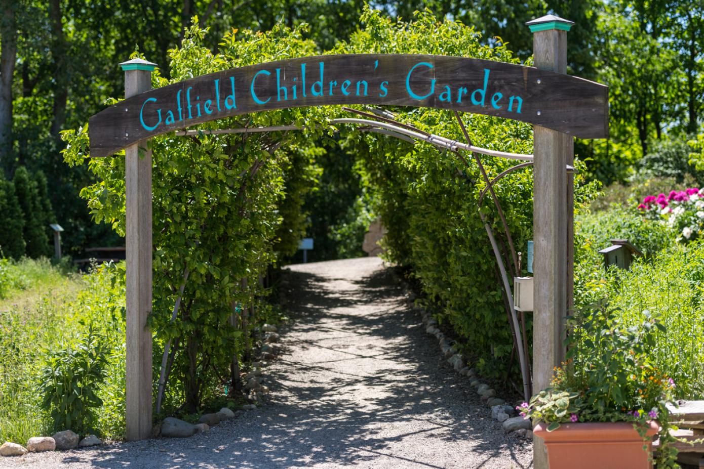 Entrance to Gaffield Children's Garden