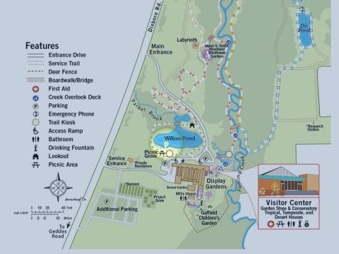 Map to Willow Pond